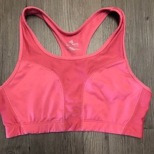 Jockey Pink Racerback Sports Bra Wire Free